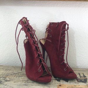 Public Desire lace up heels